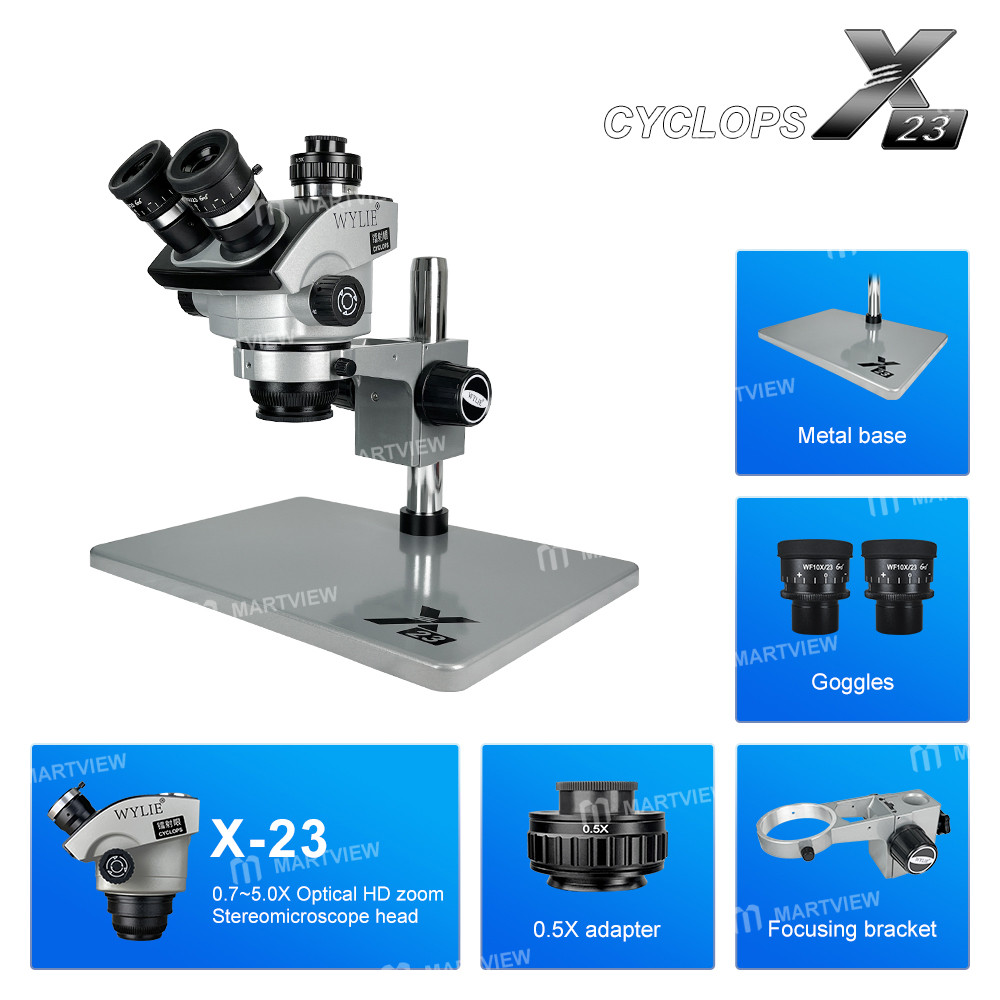 wylie cyclops-x23-07-50x-trinocular-zoom-stereo-microscope-with-aluminum-alloy-base-9