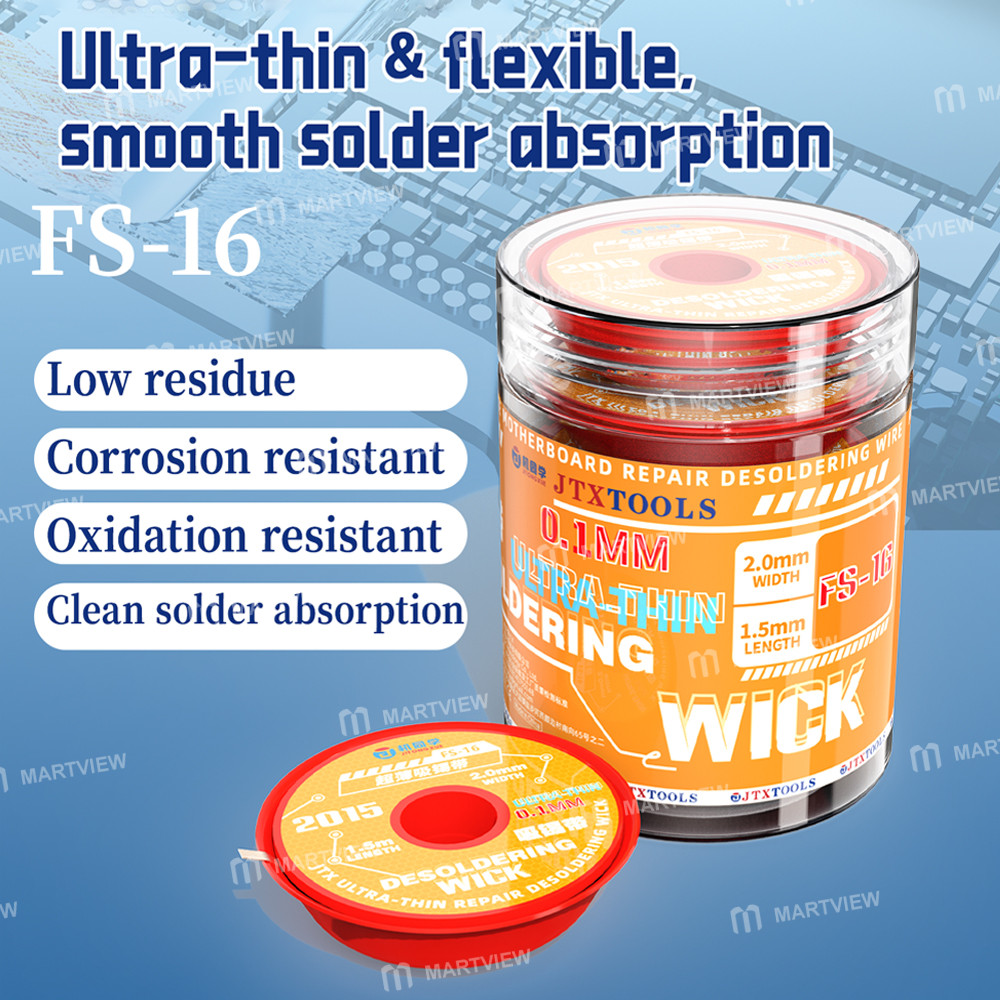 jtx fs-16-15m-x-20mm-ultra-thin-flexible-solder-wick-for-pcb-bga-welding-rework-2