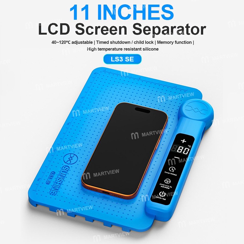 sunshine ls3-se-11-inch-lcd-screen-intelligent-temperature-control-heating-stage-separator-pad-6