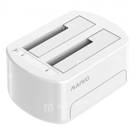 Maiwo K3062A SATA USB3.0 Dual Bay HDD Docking Station for 2.5 / 3.5-inches SSD / Mechanical Hard Drive