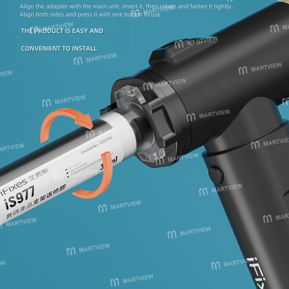 ifixes ig13-portable-electric-dispensing-gun-for-uv-adhesive-solder-paste-bracket-adhesive-7