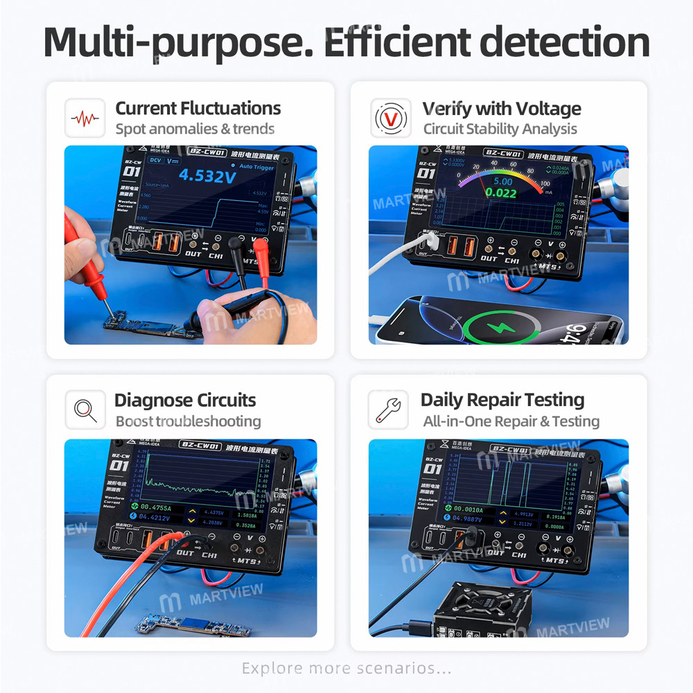 mega idea-bz-cw01-waveform-current-meter-with-waveform-detection-and-host-computer-functions-5