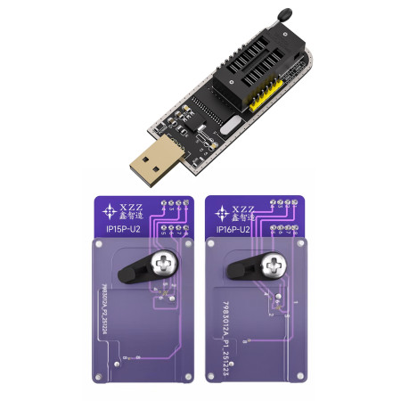 XZZ Layered-Free Fly-Wire-Free Charging IC Chip Reader / Writer Tool Kit for iPhone 15P-16P Series