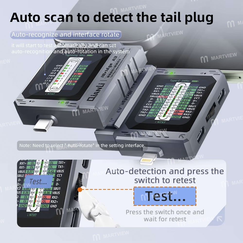 qianli ibridge-a3-tail-plug-comprehensive-analysis-tester-for-lightning-type-c-interface-devices-4
