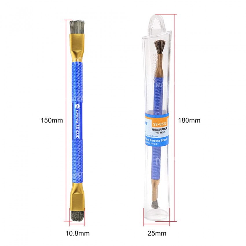 sunshine ss-022d-double-head-pig-hair-brush-steel-brush-13