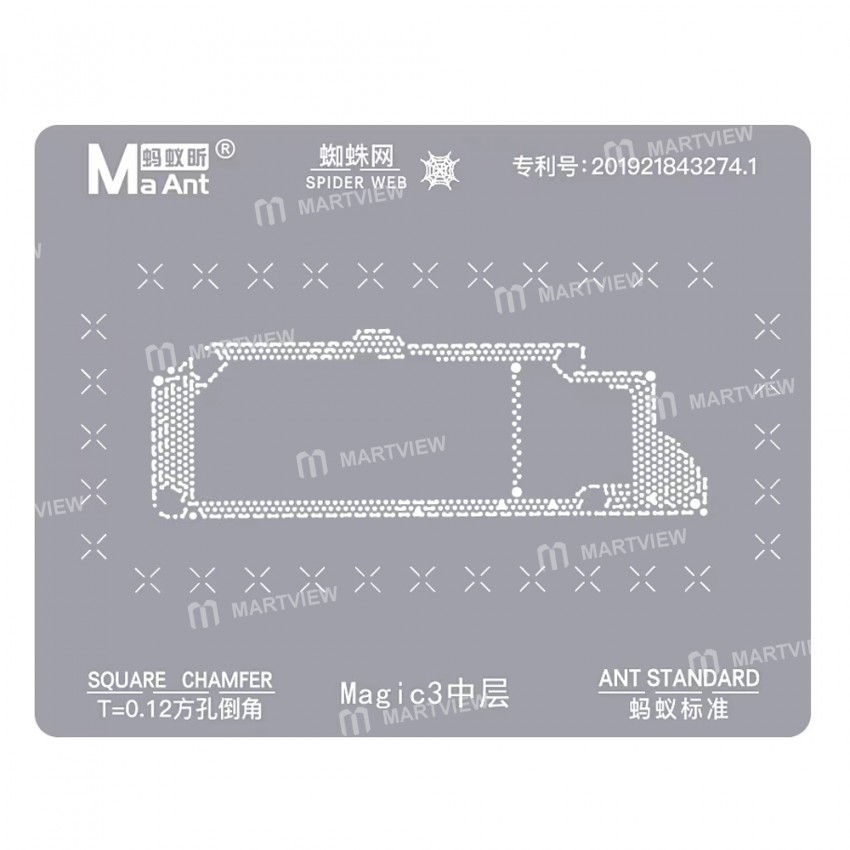 maant 012mm-middle-layer-bga-reballing-stencils-for-huawei-magic-series-3