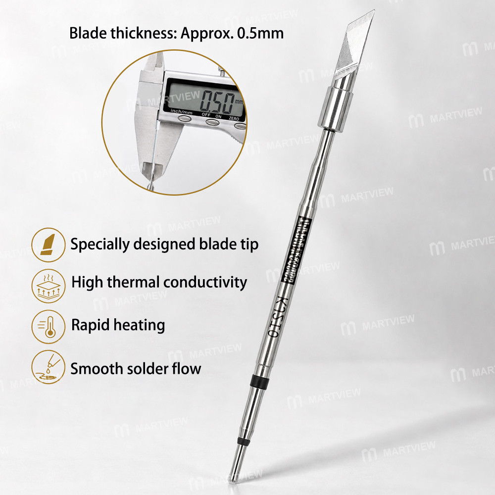 keguan kg-kj210-ultra-thin-knife-type-soldering-iron-tip-compatible-with-210-handle-specifically-for