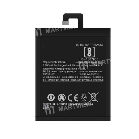 Battery Replacement for Mi Note 3 / BM3A Grade AAA quality