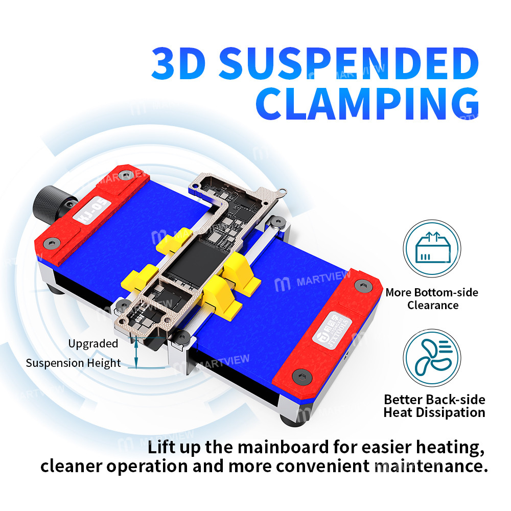 jtx kj-05-3d-suspension-design-heat-resistant-clamp-fixture-for-motherboard-repair-2