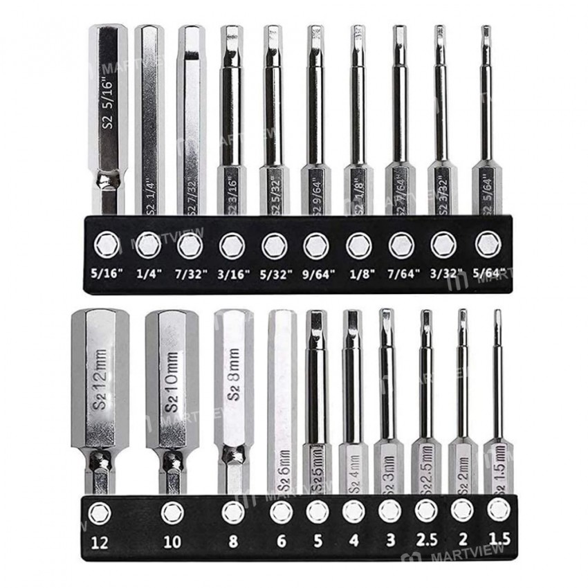 shank diameter-635mm-long-60mm-s2-chrome-plated-weakly-magnetic-hexagonal-bits-2