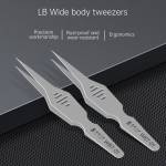 lb tool-wbt-01-high-precision-ultrafine-alloy-mach-wide-body-tweezers-2