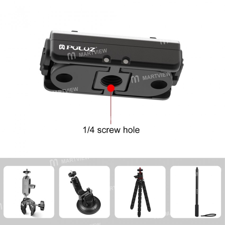 puluz pu965b-magnetic-quick-release-mount-for-insta360-ace-ace-pro-sports-camera-4