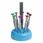 Relife RL-078 360° Rotate Multi-function 19-holes Large Capacity Screwdriver Storage Box