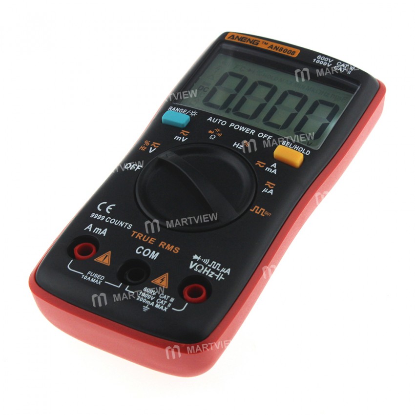 ANENG AN8008 Ammeter Voltage Ohm Current Square Voltmeter Meter Digital Multimeter