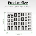 wylie touch-ic-display-ic-welding-dedicated-green-oil-reballing-stencil-for-iphone-11-to-16-pro-max-