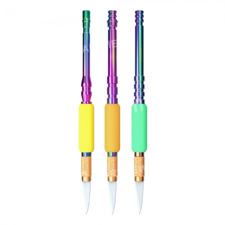 Mijing Phantom Removing Glue Knife Handle & Ceramic Blade Set for Mobile Phone CPU IC Chip