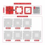 fixture holder-universal-bga-ics-7pcs