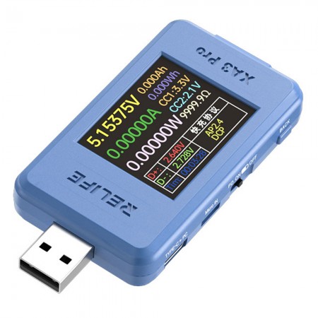 Relife XA3 Pro Multi-function Type-C & USB Professional Grade USB Intelligent Detector