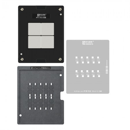Amaoe AirPods Pro1 Apple Headphones 20-in-1 BGA Reballing Stencil Platform