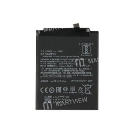 Battery Replacement for Redmi 6 Pro / M2 Lite Battery / BN47 - Grade AAA quality