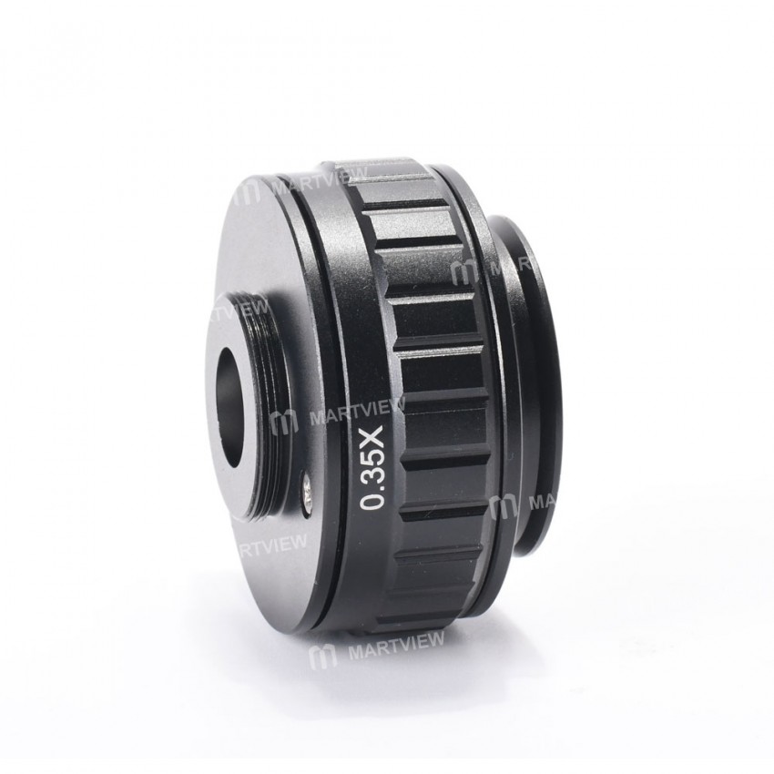 0.35X 0.5X 0.1X C-mount Focus Adjustable Camera Lens Adapter for Trinocular Stereo