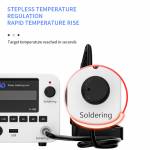 TBK D-1202 150W Mini Intelligent T12 Power Soldering Iron Station with USB Fast Charging Port