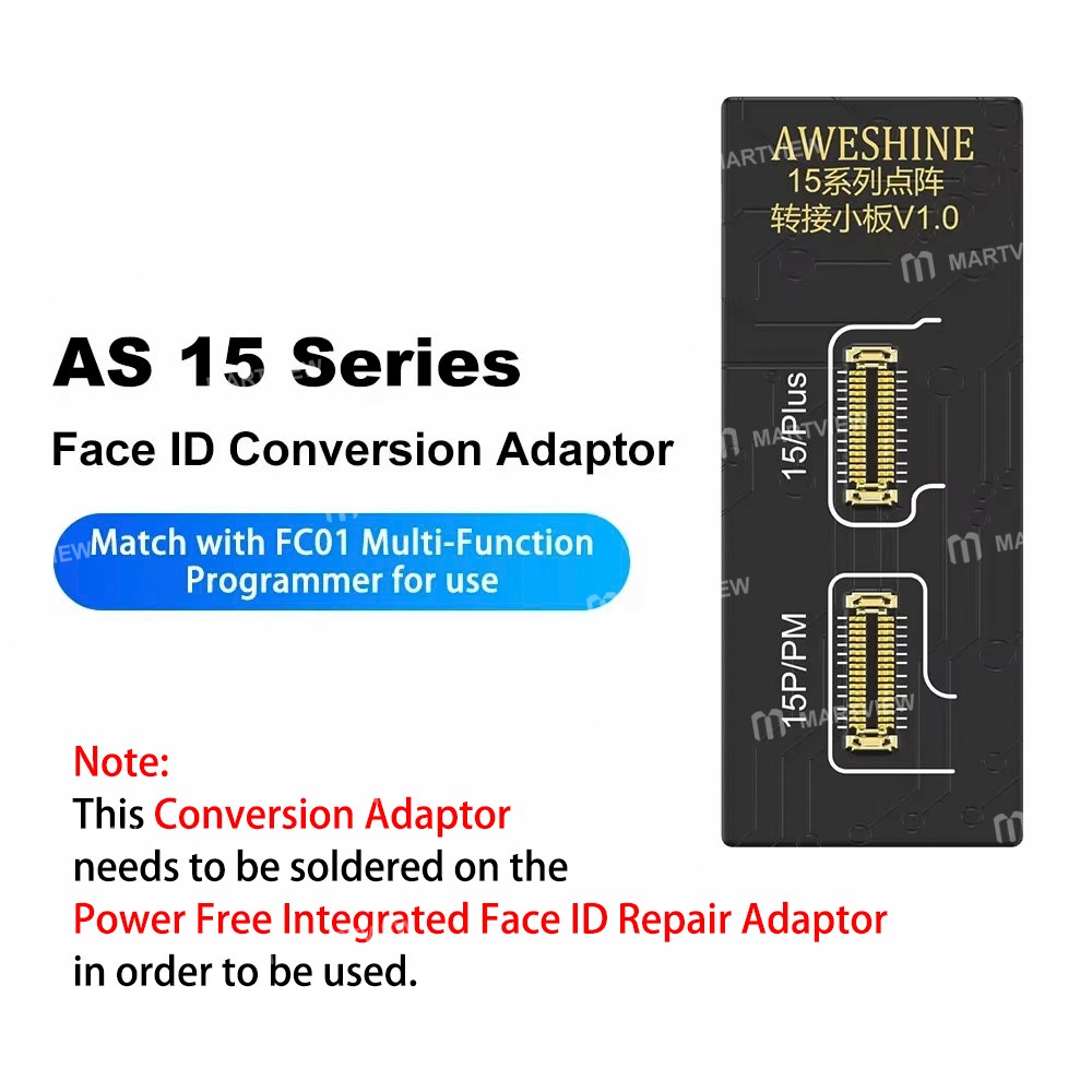 aweshine fc01-multi-function-repair-programmer-reading-and-writing-small-boards-for-iphone-8-to-15pm