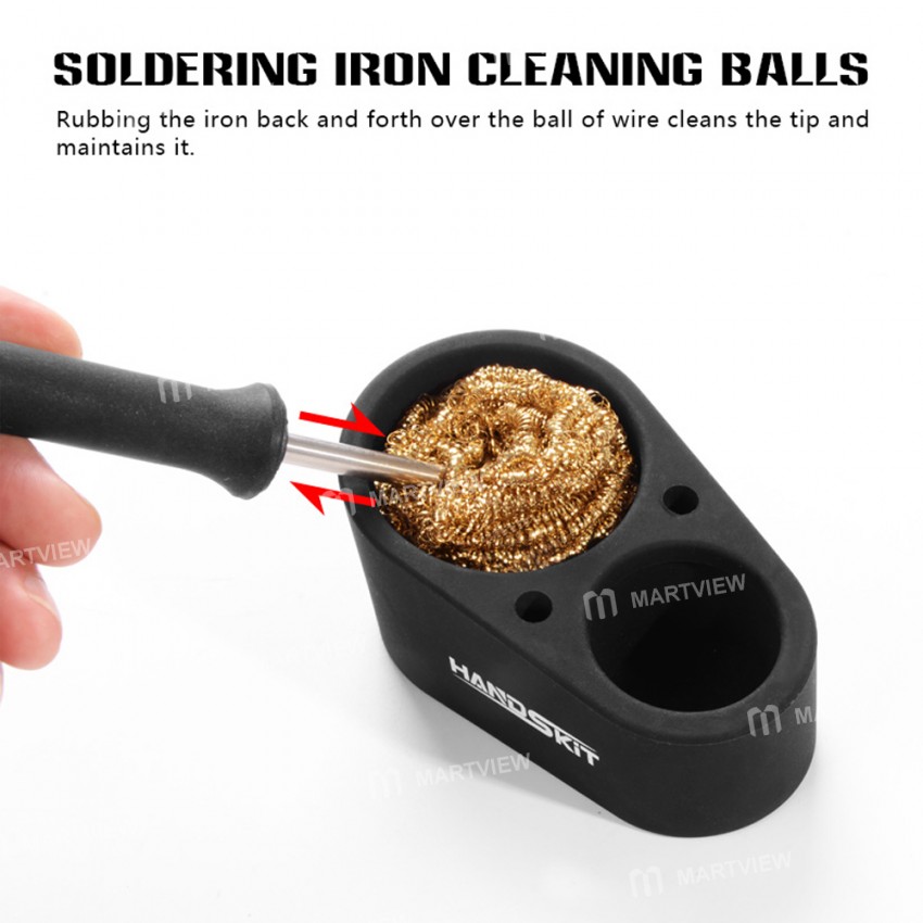 resistant high-temperature-silicone-soldering-iron-cleaning-base-with-cleaning-copper-ball-2