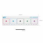 maant cx-002-portable-dual-use-magnetic-screws-storage-mat-with-measuring-ruler-12