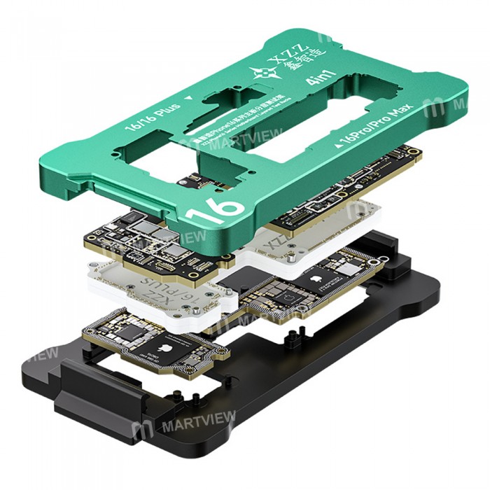XZZ 16 Series 4-in-1 Motherboard Layered Test Fixture for iPhone