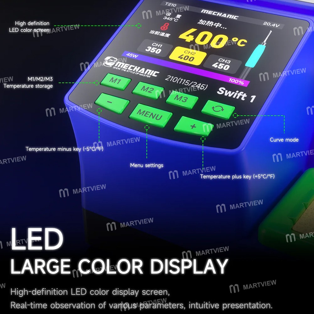 mechanic swift-1-intelligent-precision-constant-temperature-digital-display-soldering-station-5