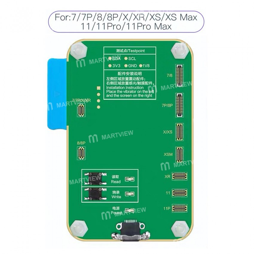 JC Photosensitive Data Backup Read & Write And Vibration Repair Module for iPhone 11 11Pro Xs XsMax
