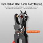 Luxianzi Household Leather Armor Manual Control Punch Plier