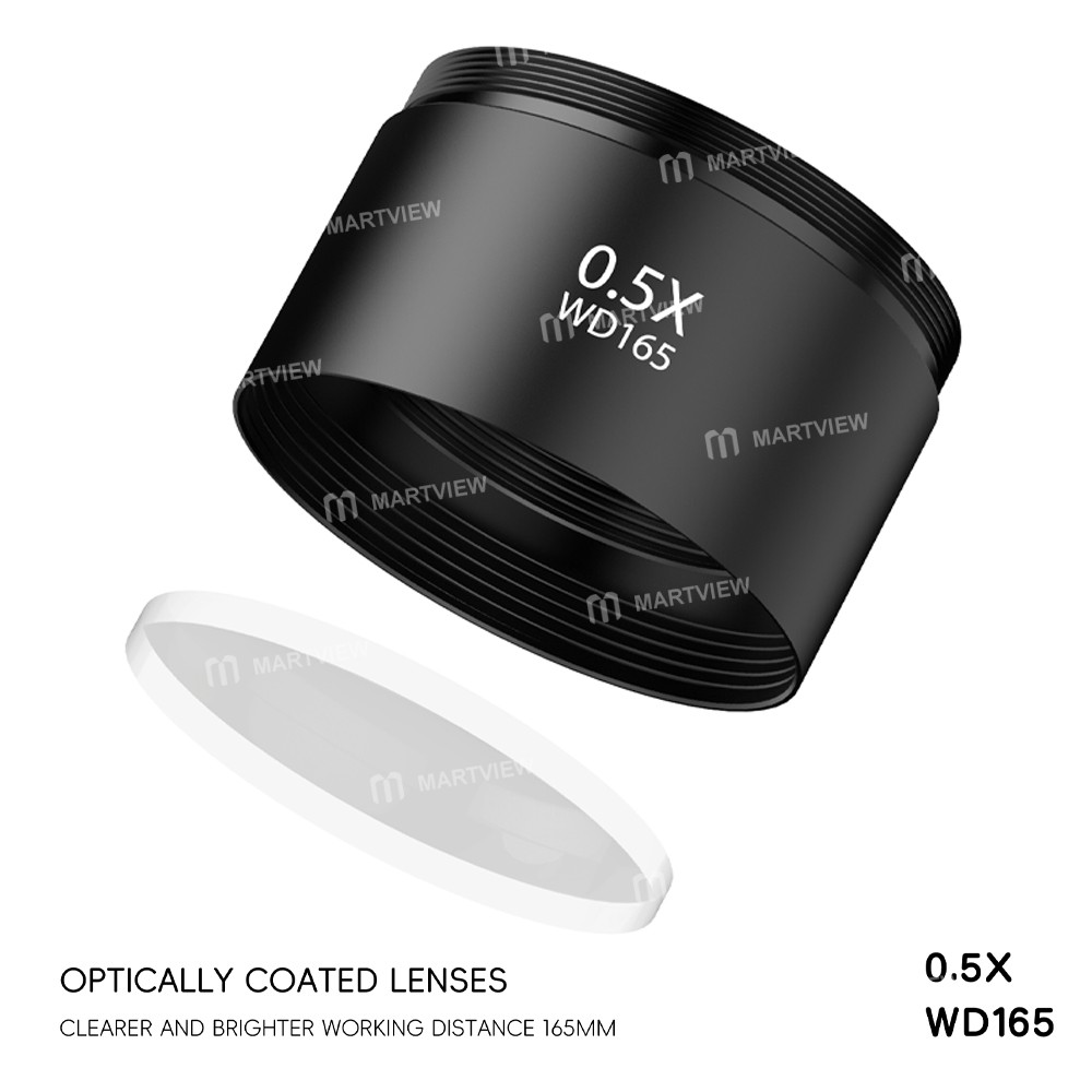 kslid 05x-wd165-coated-auxiliary-microscope-lens-for-stereo-zoom-microscope-5