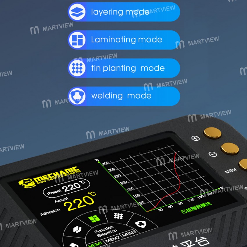 mechanic heat-kit-intelligent-reflow-soldering-heating-platform-for-iphone-11-to-13pro-max-motherboa