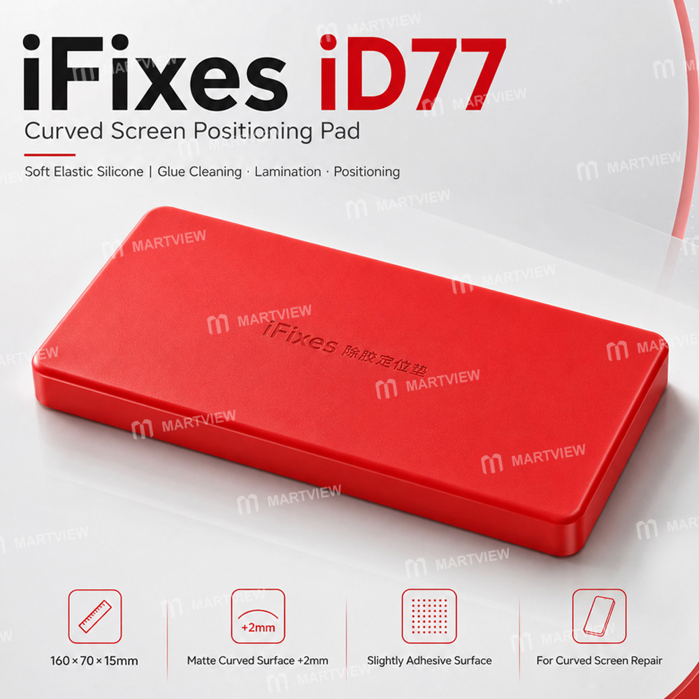 ifixes id77-curved-screen-silicone-positioning-pad-for-glue-cleaning-lamination-positioning-5