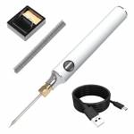 Portable Adjustable Temperature U5V8W USB Soldering Iron with Soldering Stand Holder