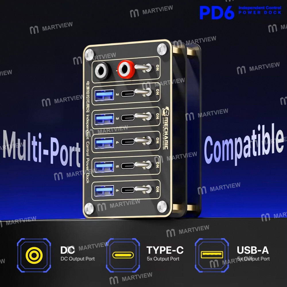 mechanic pd6-independent-control-power-dock-for-multiple-independent-power-supply-repair-3