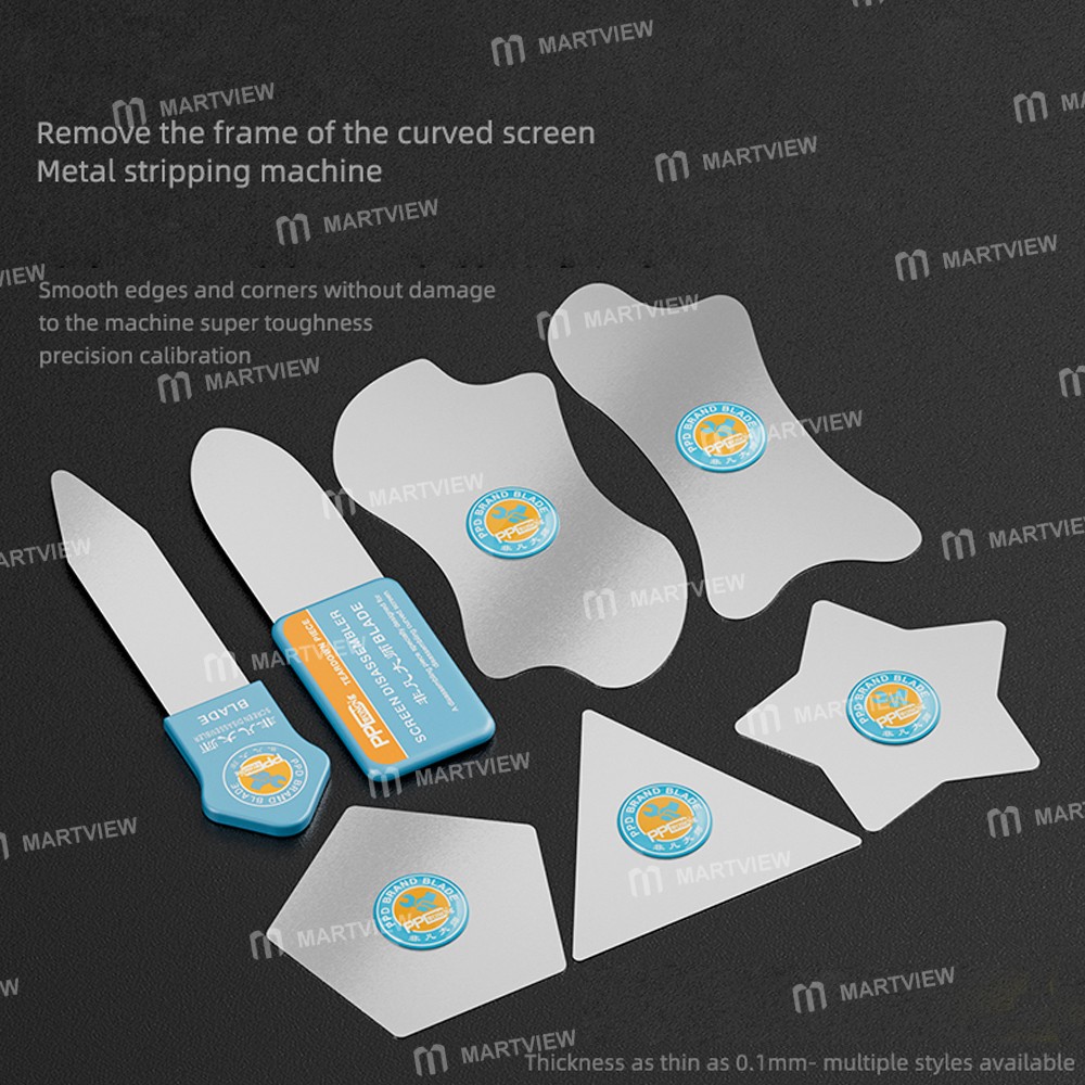 ppd multi-specification-curved-screen-ultra-thin-stainless-steel-metal-dismantling-blade-9