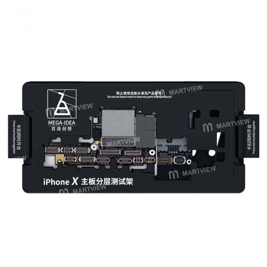 Mega-idea 3-in-1 Motherboard Layering Test Stand Fixture Holder for iPhone X / XS / XS Max