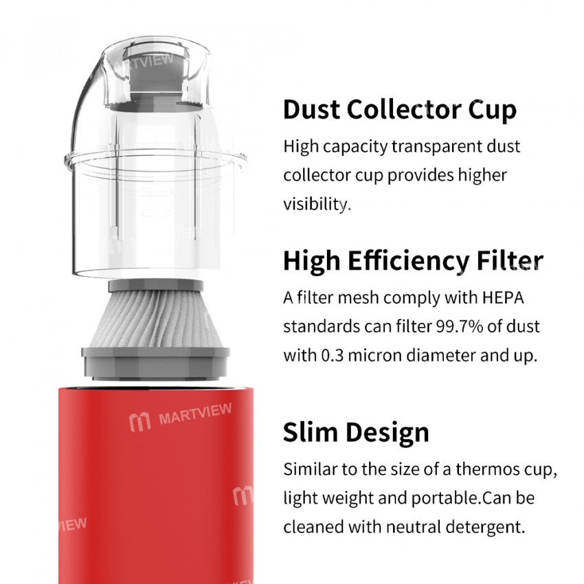 Dspiae HC-V High Power Handheld Portable Wireless Vacuum Cleaner for PCB Soldering Cleaning