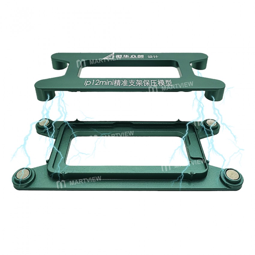 LCD Screen Frame Glue Holding Laminating Magnetic Clamping Frame Mould for iPhone X to 13 Pro Max