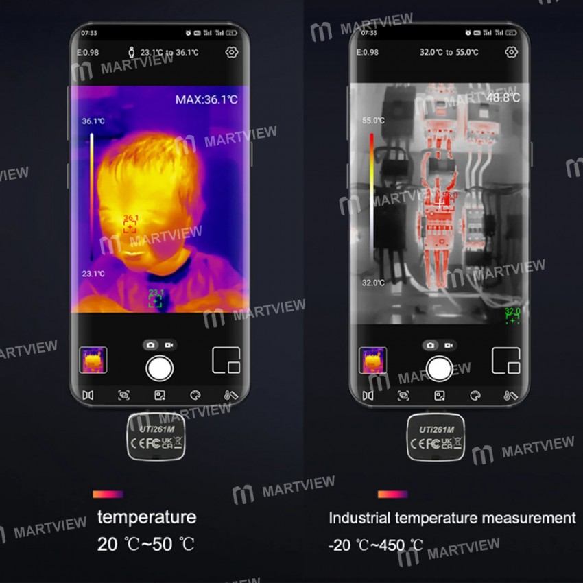 uni t-uti261m-type-c-pcb-circuit-fault-testing-infrared-thermal-imager-for-android-phone-8