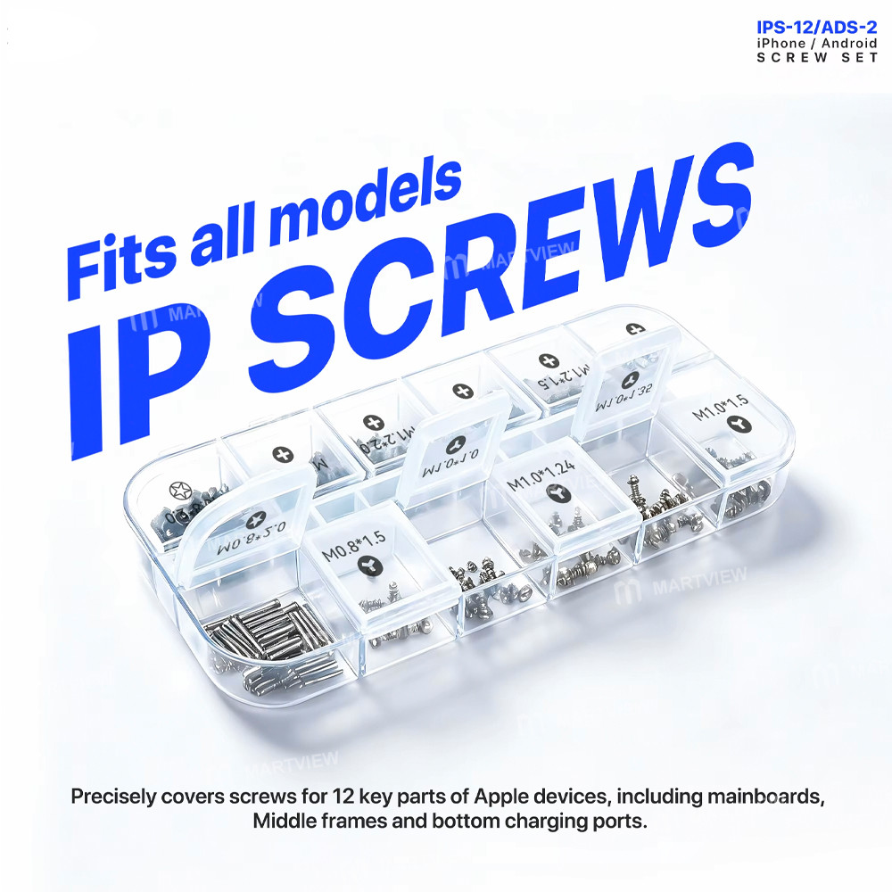 mechanic ips-12-ads-2-replacement-repair-screws-kit-for-iphone-most-android-phones-5