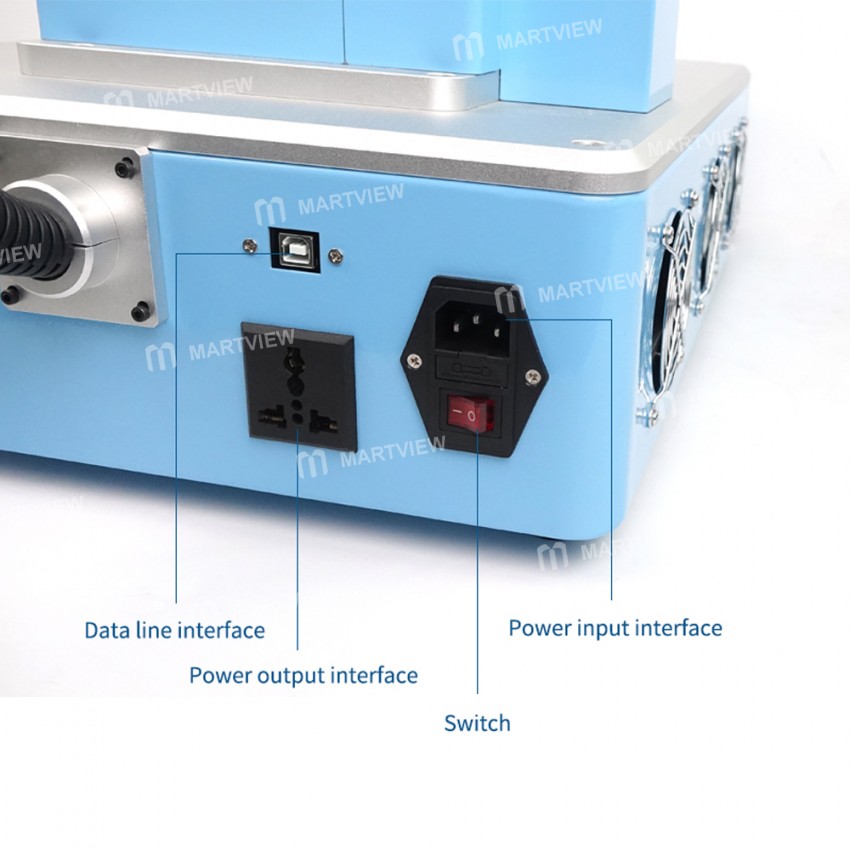 Sunshine SS-890B 20W Fiber Laser Frame Removal Marking engraving Machine with Intelligent Ranging Fu