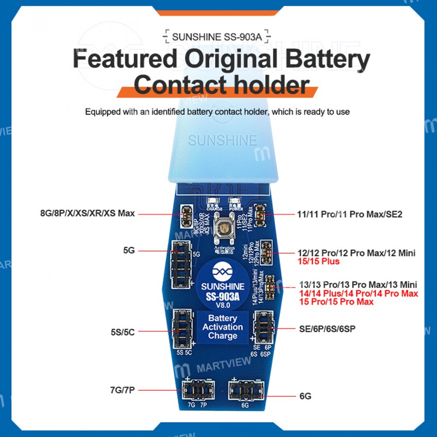 sunshine ss-903a-v80-iphone-battery-charging-activation-small-board-5