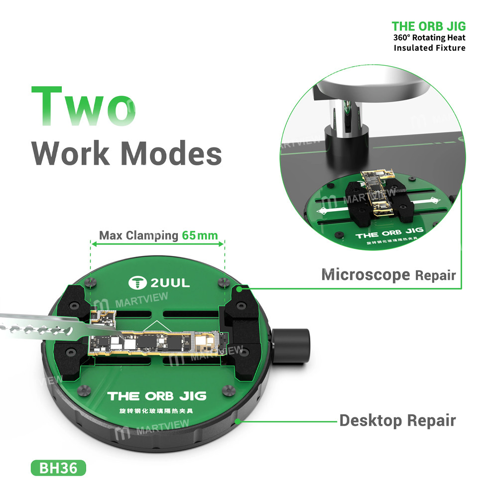 2uul bh36-the-orb-jig-360-rotating-tempered-glass-insulated-fixture-for-phone-motherboard-repair-3