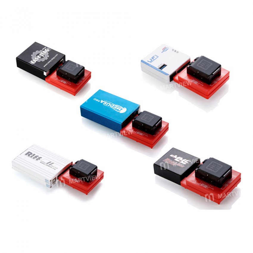 eMate X 13 in 1 ICFriend Edition EMMC Tool BGA Socket for Easy JTAG Plus / RIFF / Medusa Pro Box Sup