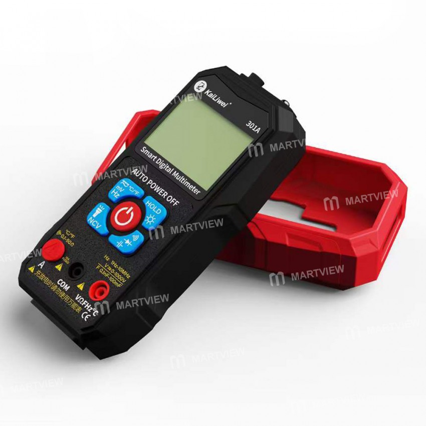 kailiwei 301-series-6000-counts-auto-ranging-ncv-smart-digital-multimeter-with-back-light-2
