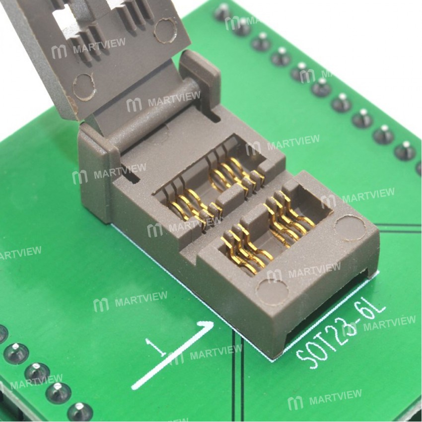 SOT23-6L Chip ZY Adapter Transfer Test Socket for All S0T23-3, S0T23-5, S0T23-6 Packaged Chips